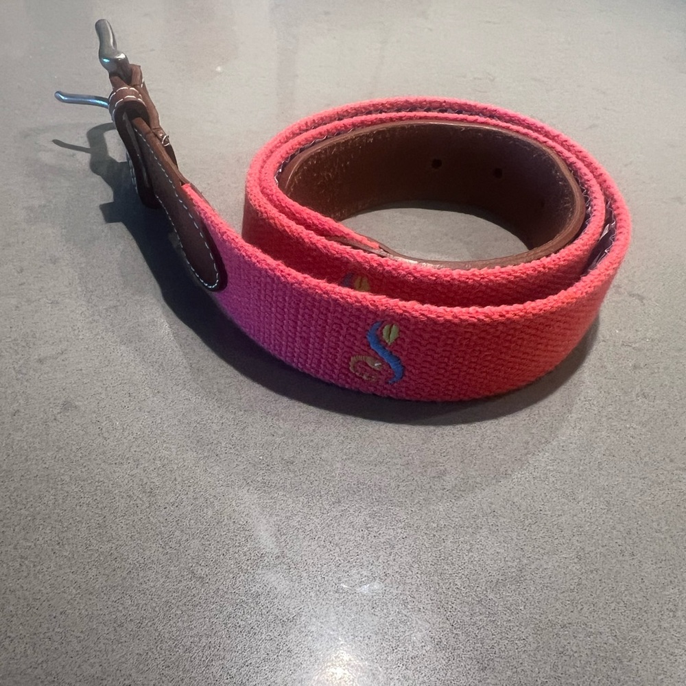 Peter Millar Streamsong Belt Coral